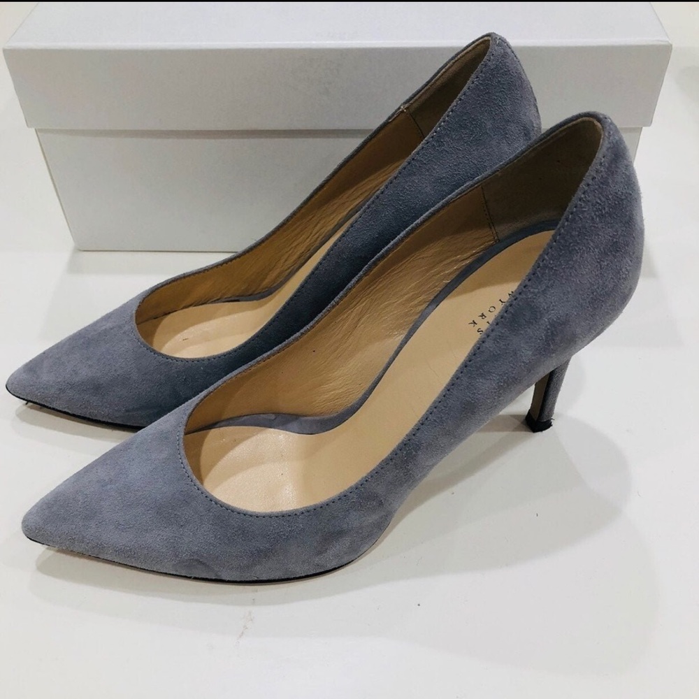 Barney’s New York Gray Suede Pumps size 35 - Picture 2 of 4